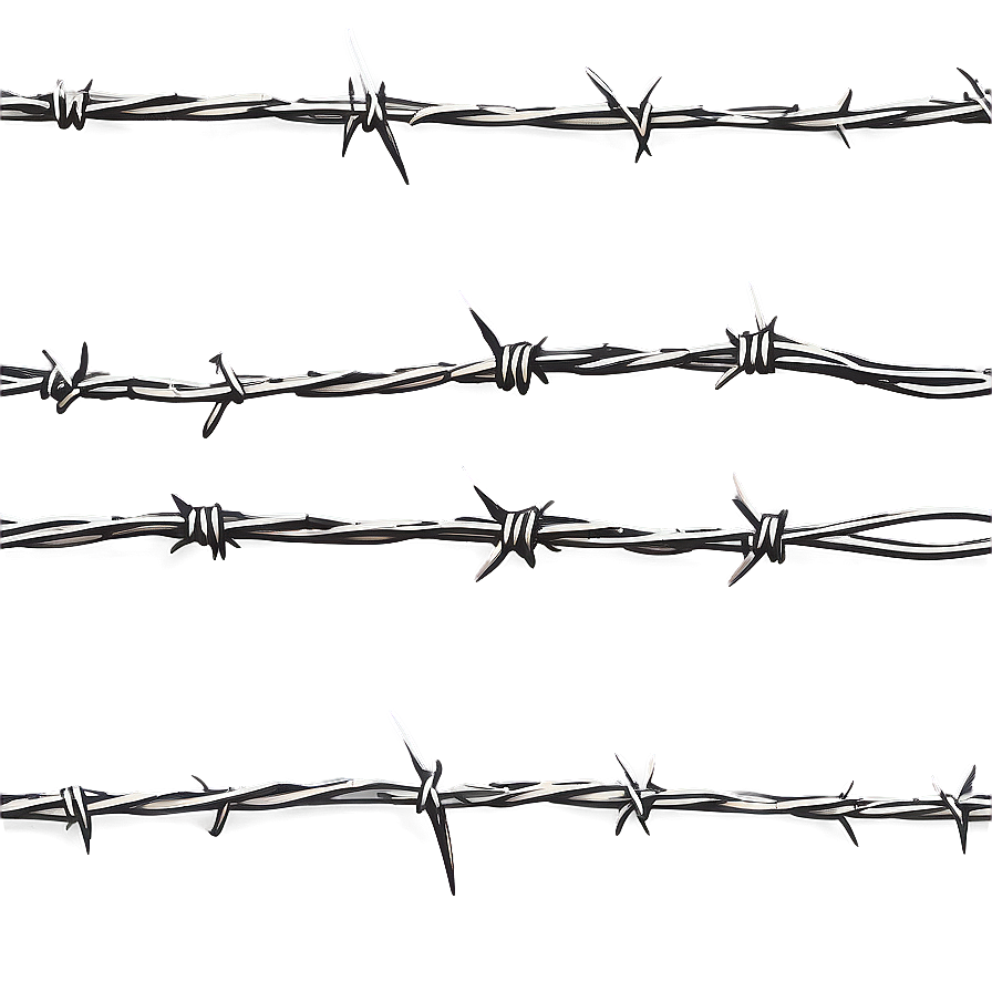 Rustic Barbed Wire Fence Png 83