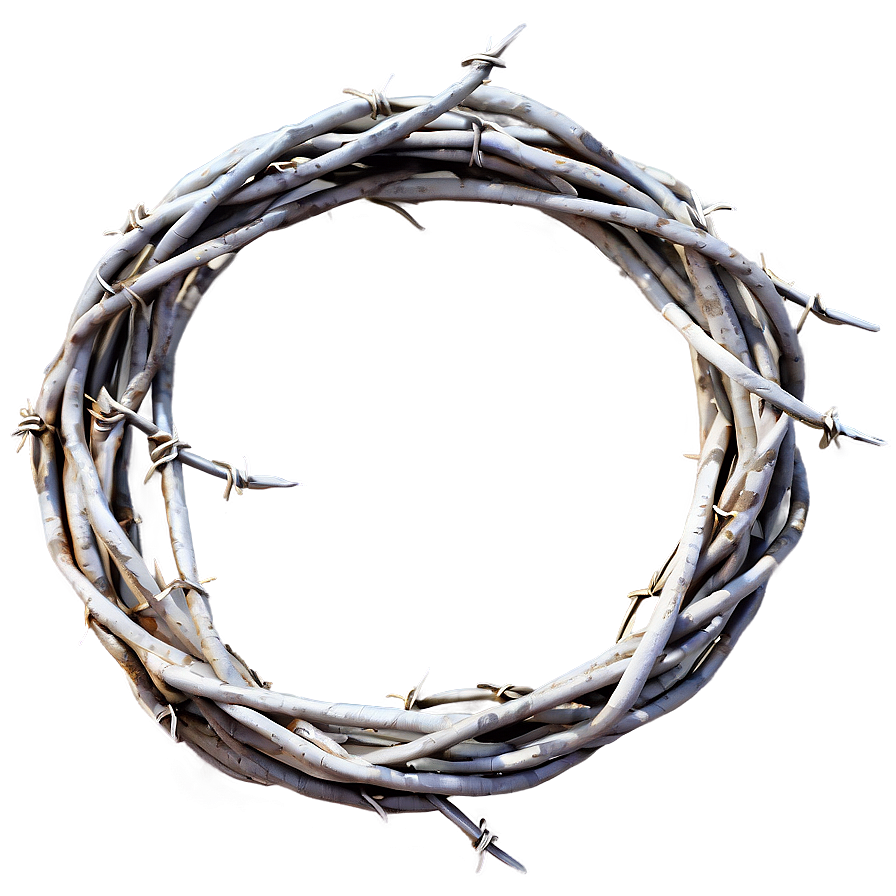 Rustic Barbed Wire Png 05252024