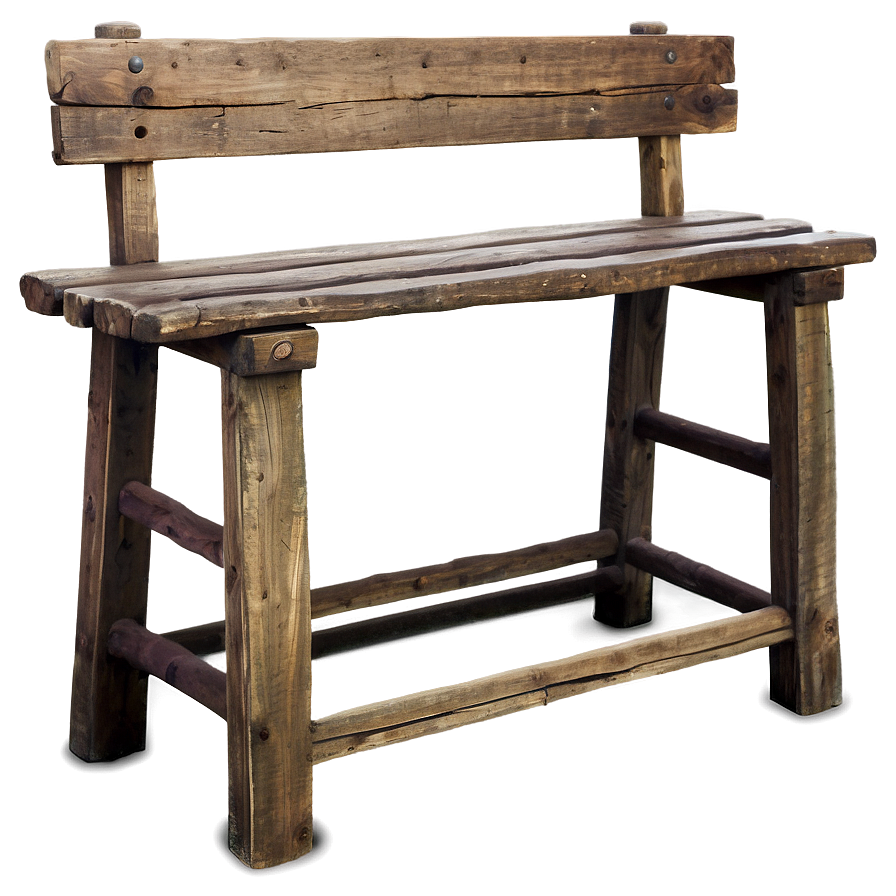 Rustic Bench Png 96