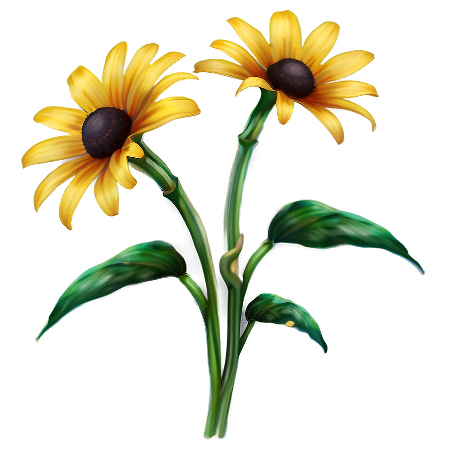 Rustic Black Eyed Susan Field Png 06282024