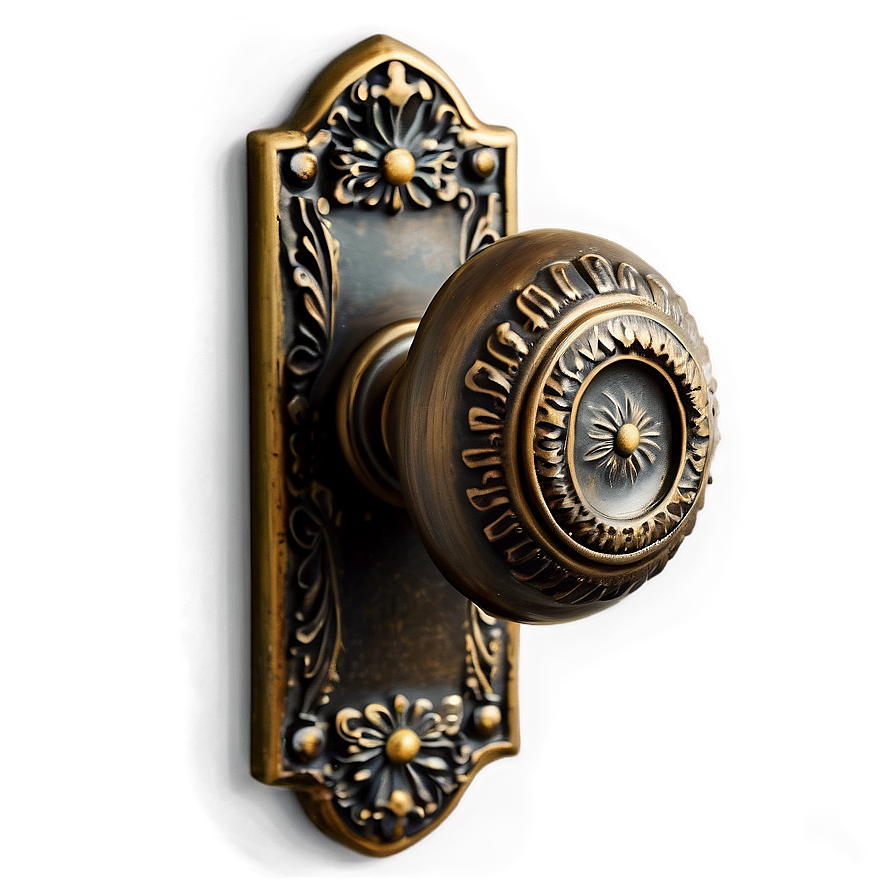 Rustic Bronze Door Knob Png 06252024