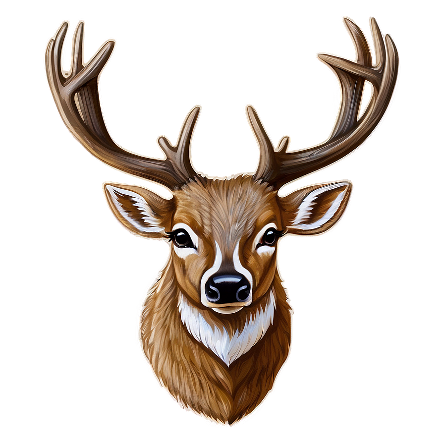 Rustic Buck Sketch Png 06252024