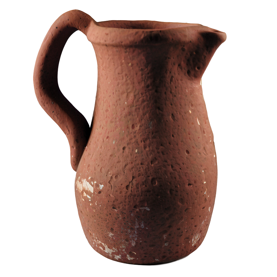 Rustic Clay Jug Png 06262024