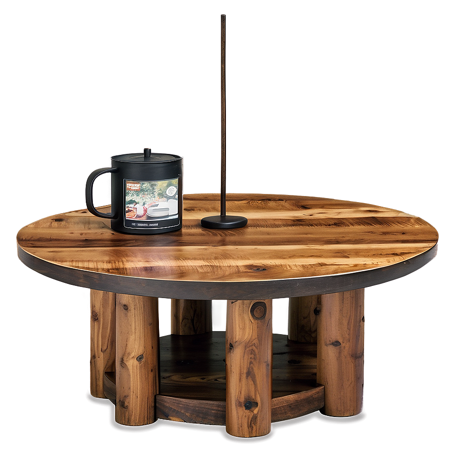 Rustic Coffee Table Png 05042024