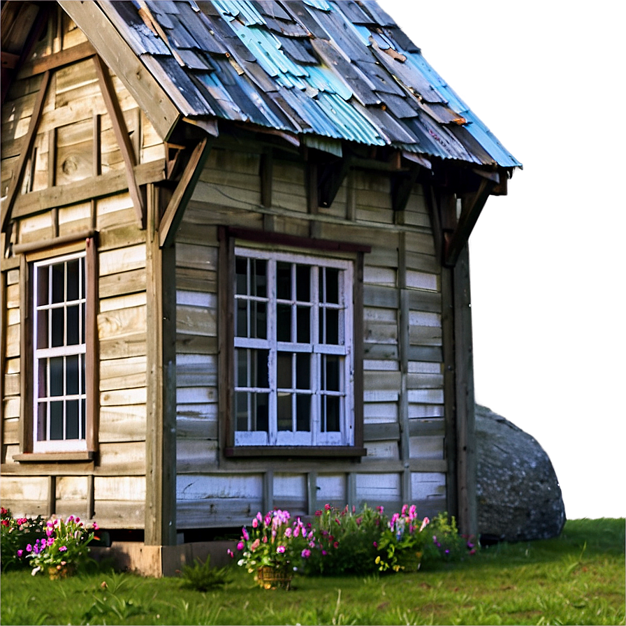 Rustic Cottage On A Hill Png 30