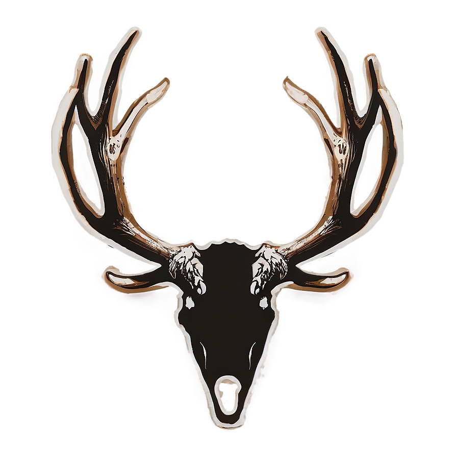 Rustic Deer Antler Illustration Png Ihv28