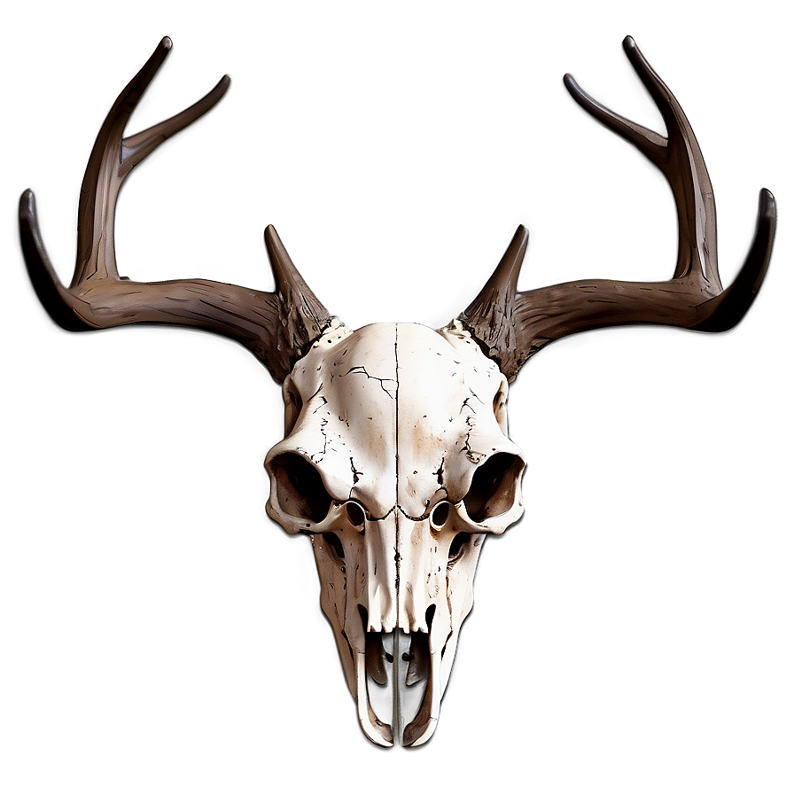 Rustic Deer Skull Design Png 06132024