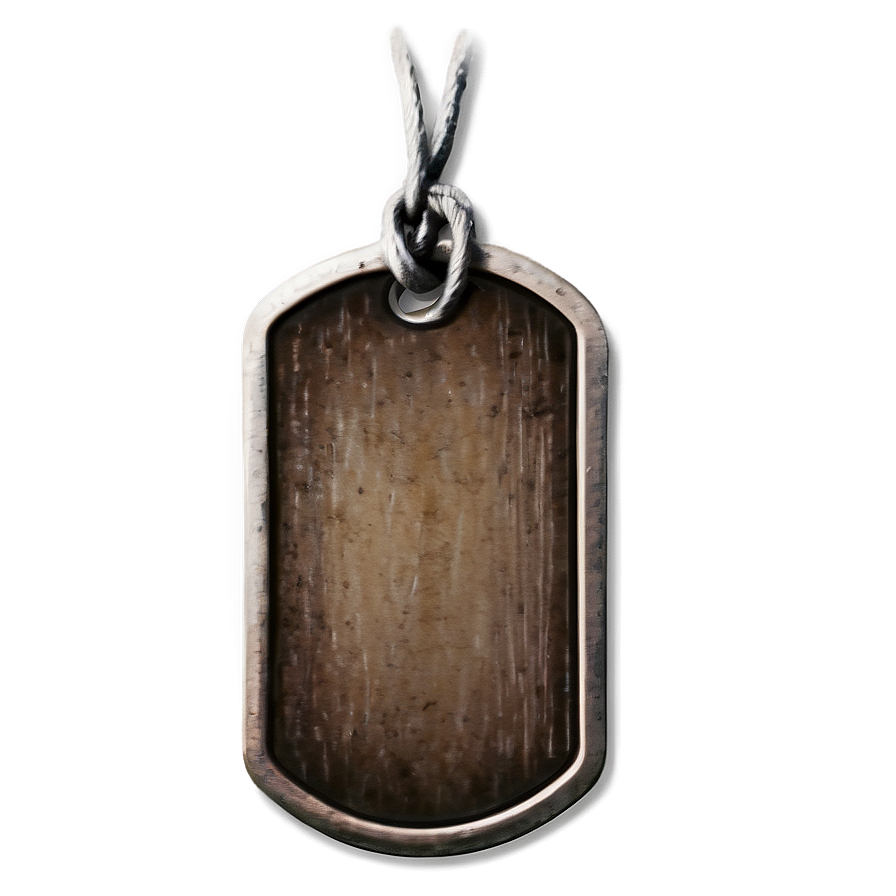 Rustic Dog Tag Png 06122024