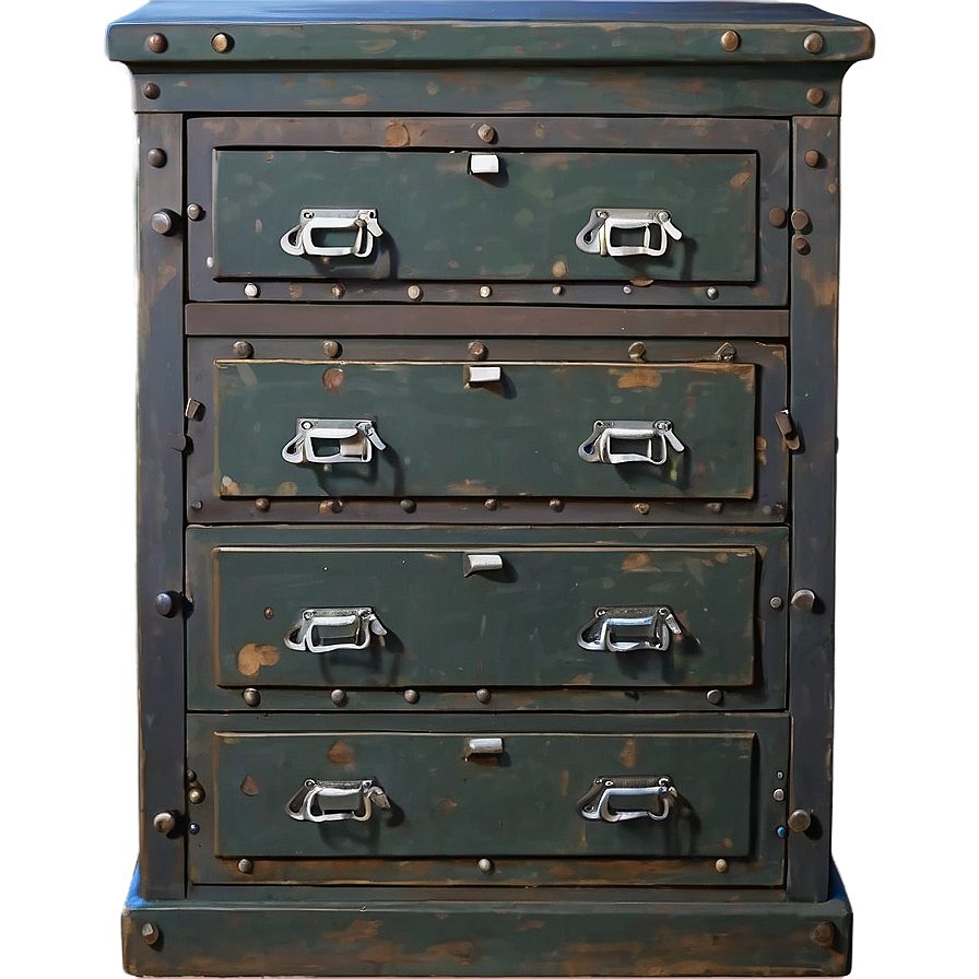 Rustic Filing Cabinet Png Vrb