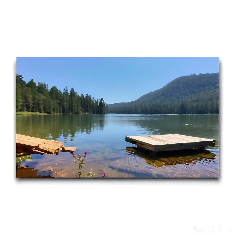 Rustic Lake Cabin Life Png 1