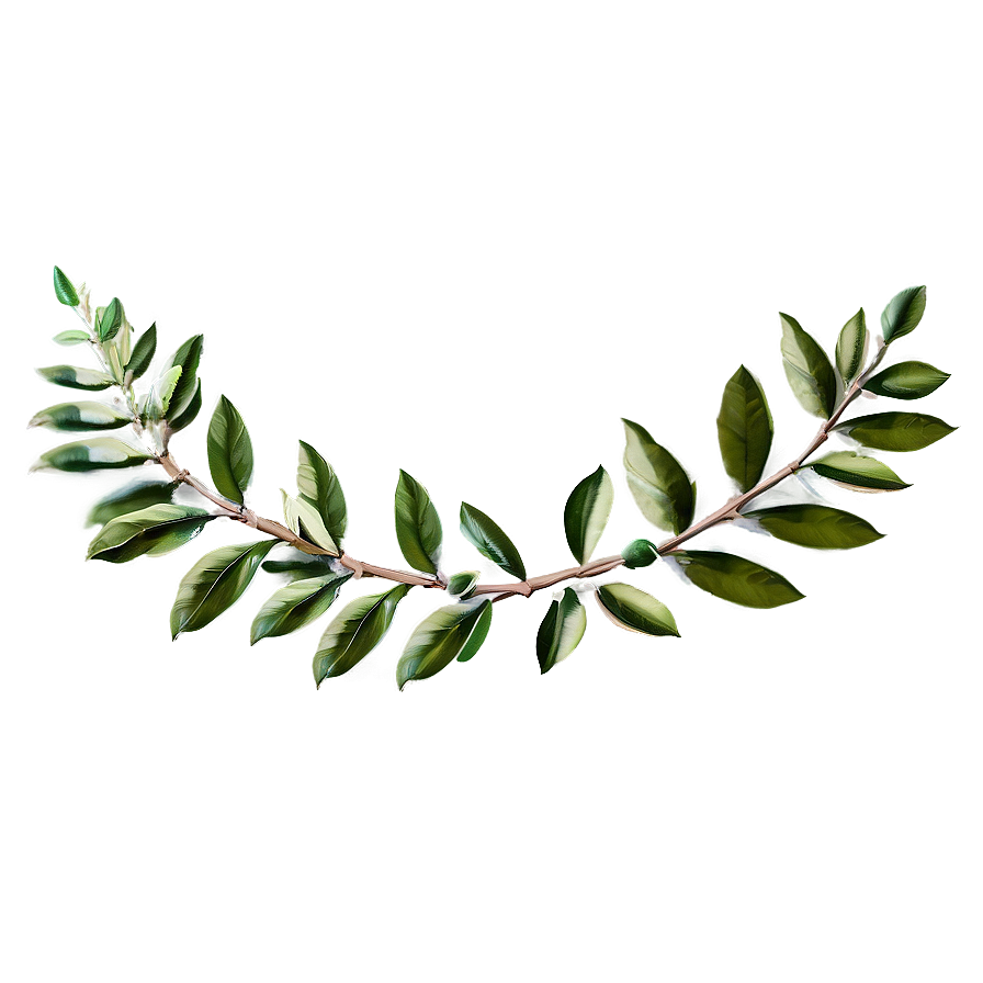 Rustic Laurel Garland Png Cyo9