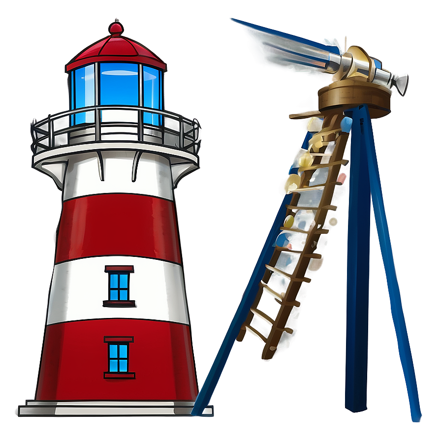 Rustic Lighthouse Drawing Png Stn84