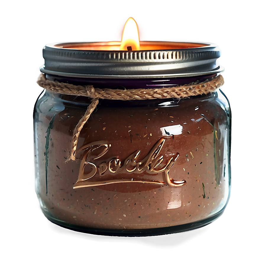 Rustic Mason Jar Candle Png Yik