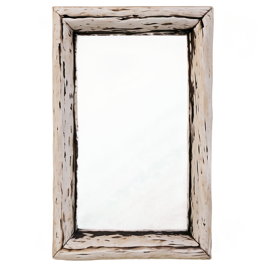 Rustic Mirror Frame Png 06212024