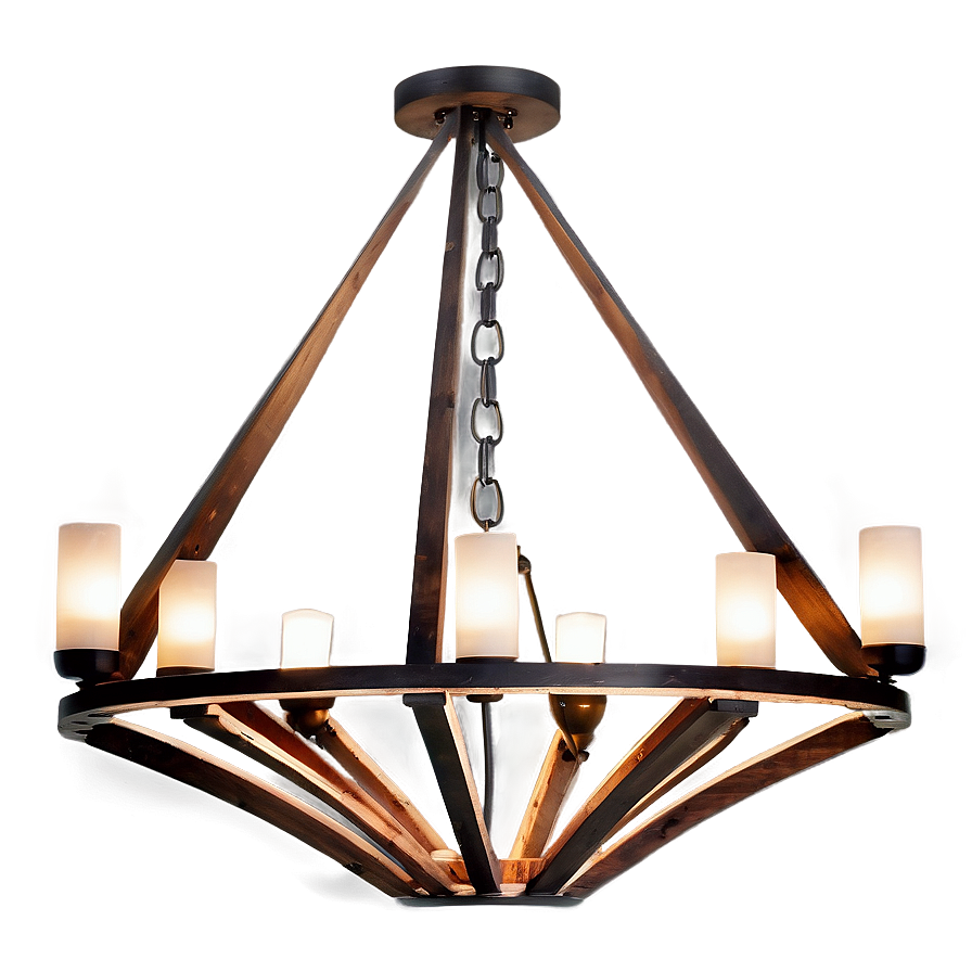 Rustic Modern Chandelier Png 06282024