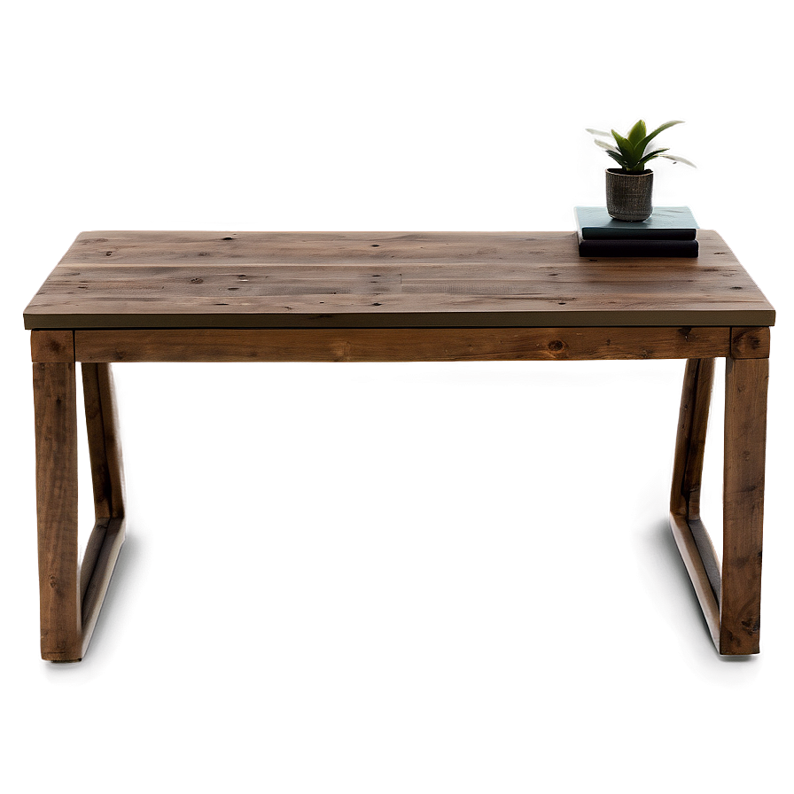 Rustic Office Desk Png 06262024