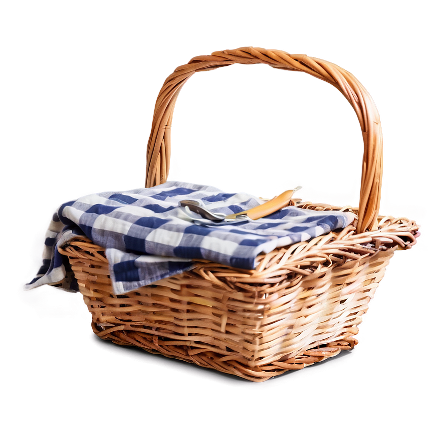 Rustic Picnic Basket Png 06122024