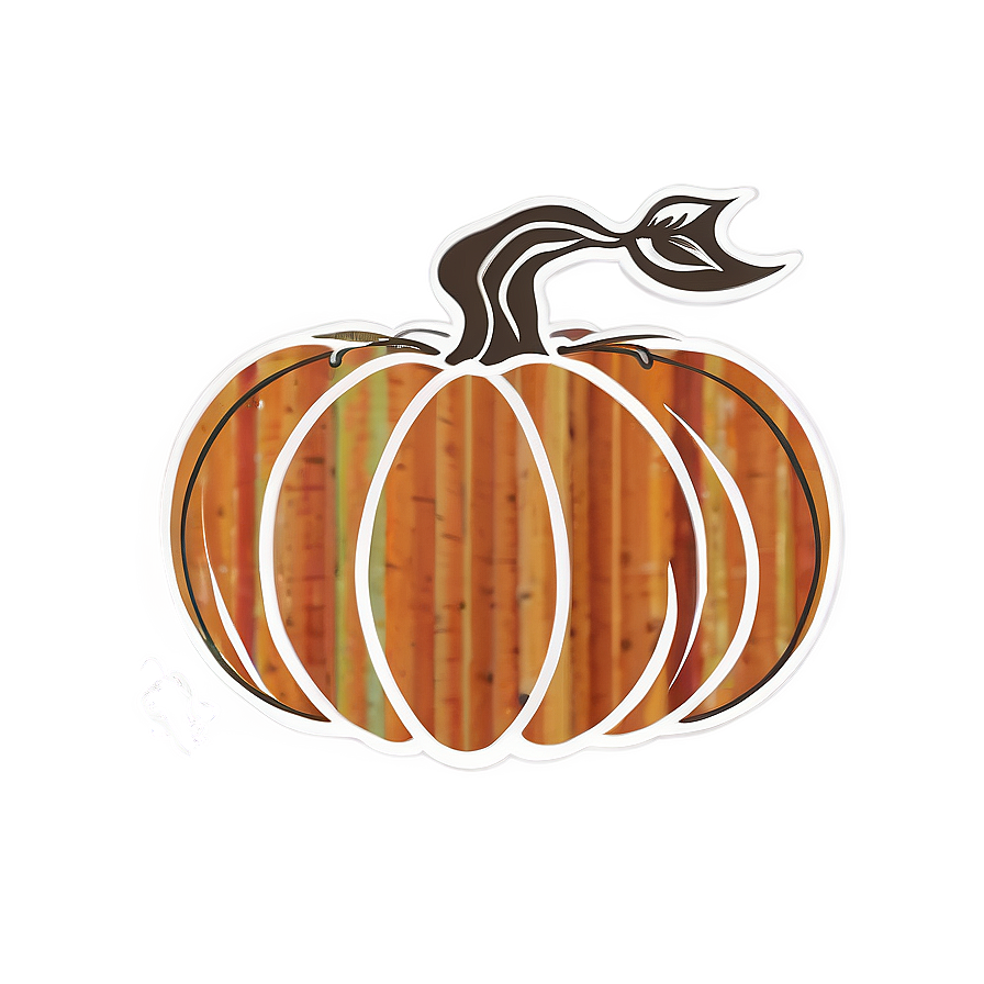 Rustic Pumpkin Outline Look Png Iun54