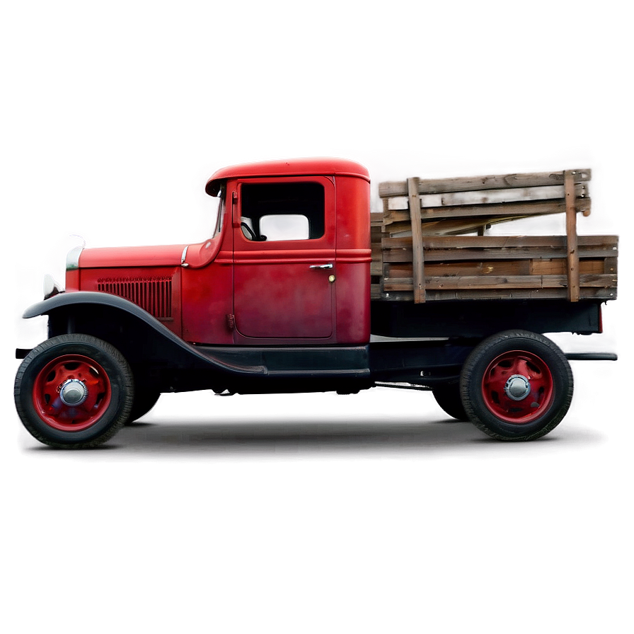 Rustic Red Truck Png Wka