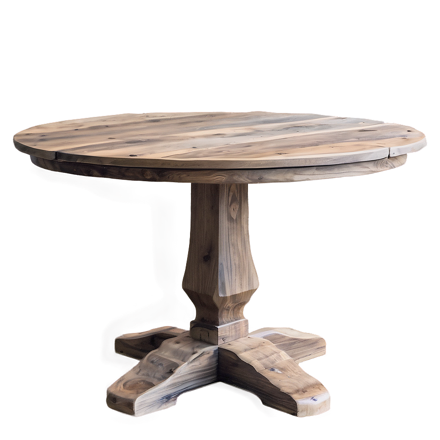 Rustic Round Table Charm Png 06132024