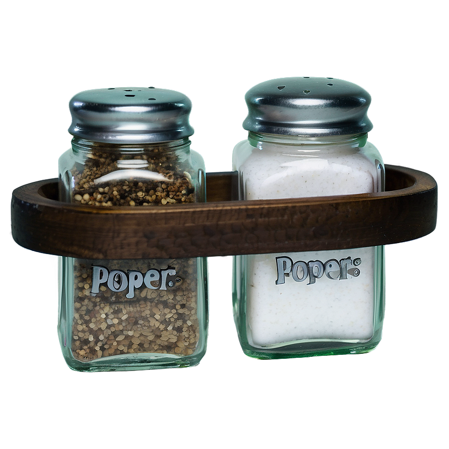 Rustic Salt And Pepper Caddy Png Yfo