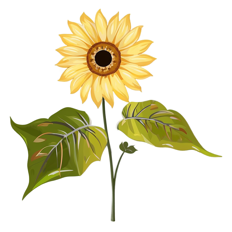 Rustic Sunflower Transparent Png 20