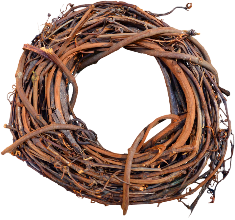 Rustic Twigs Wreath Design