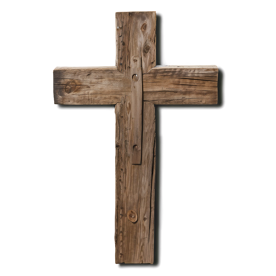 Rustic Wooden Cross Png 05252024