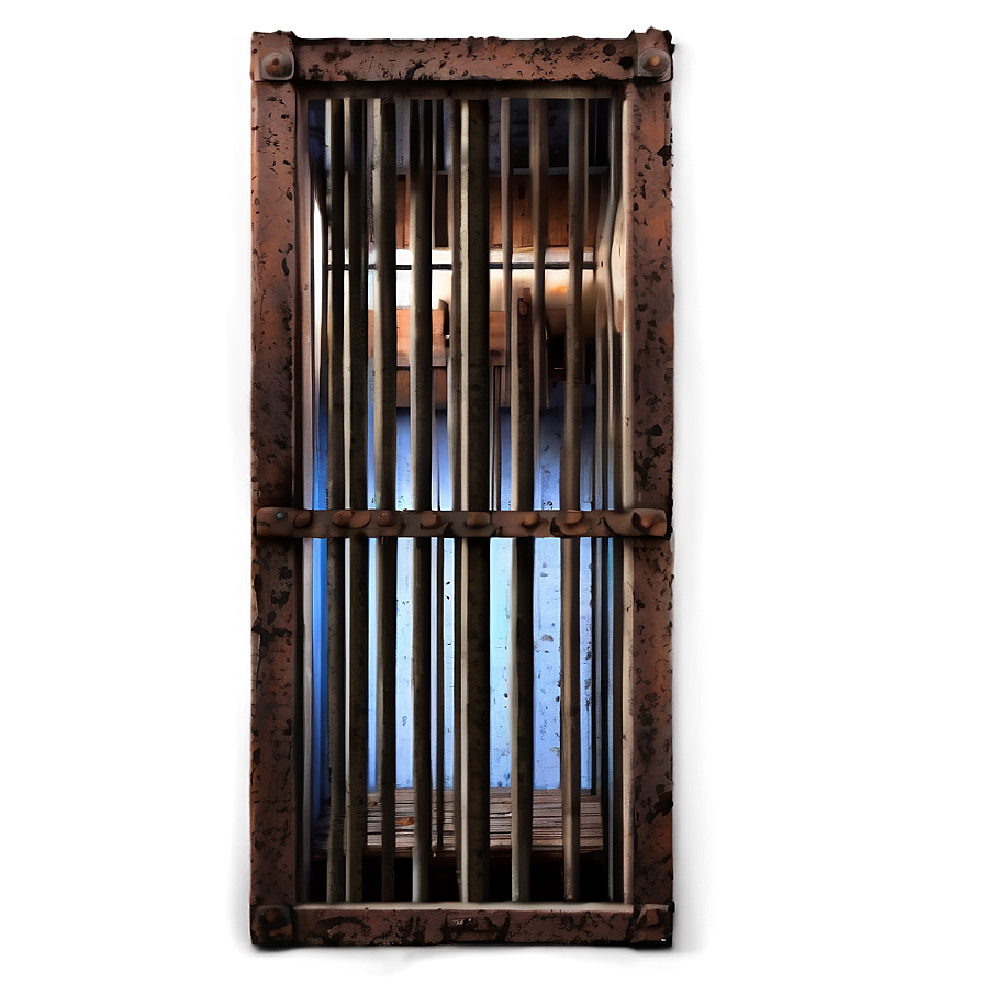 Rusty Prison Cell Png 29