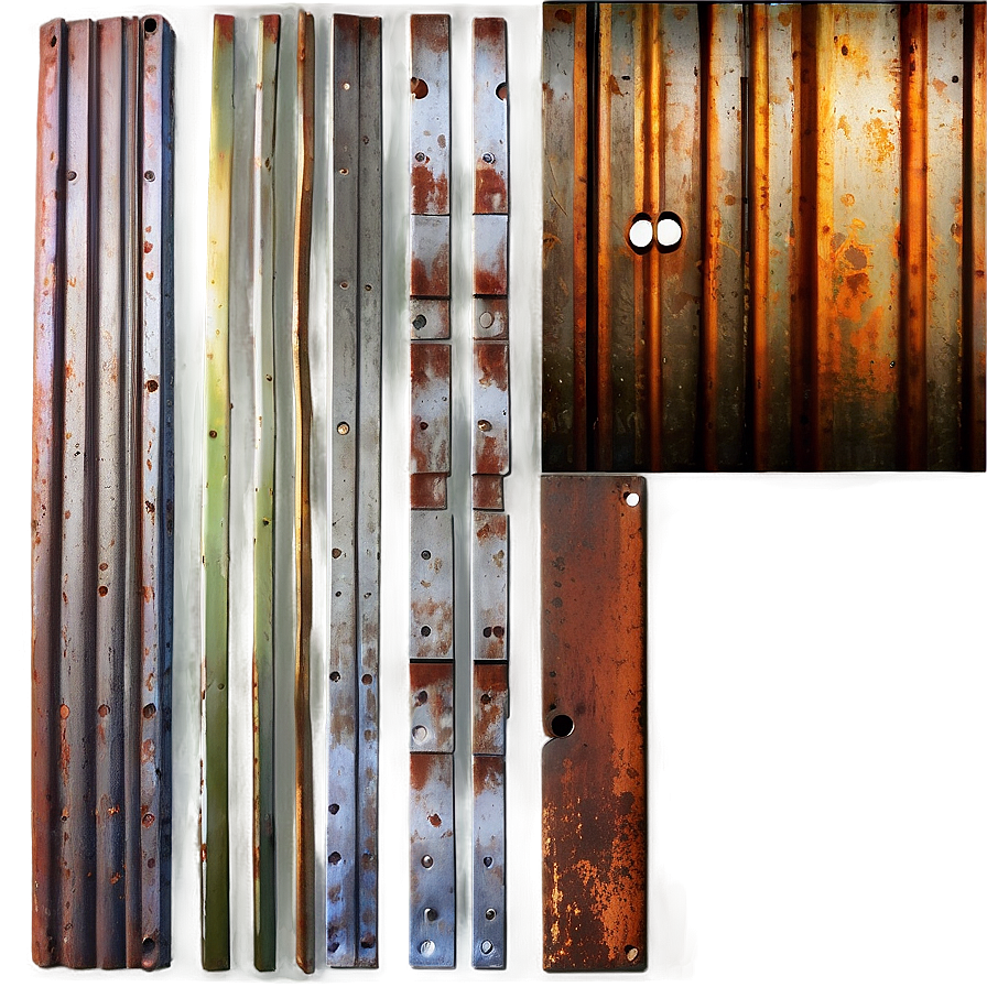 Rusty Scrap Metal Texture Png 06292024