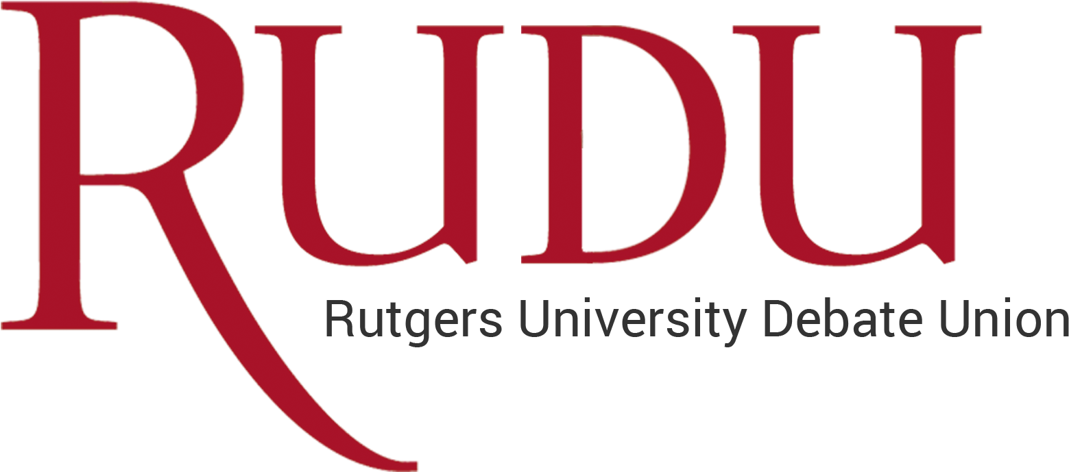 Rutgers University Debate Union Logo