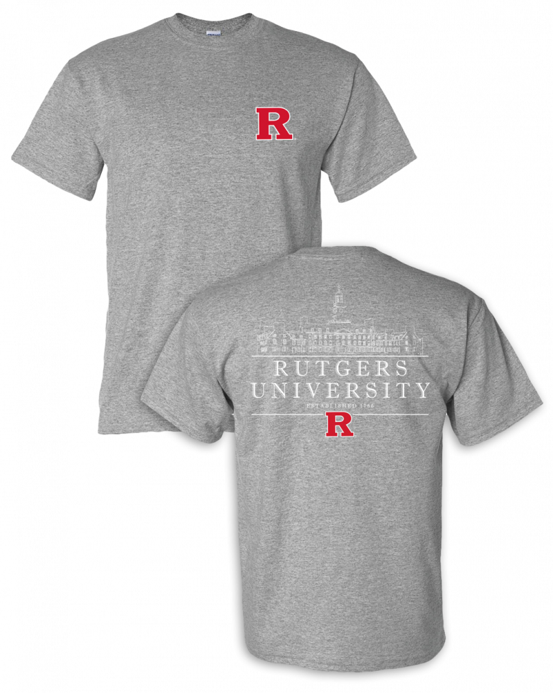 Rutgers University Logo T Shirt