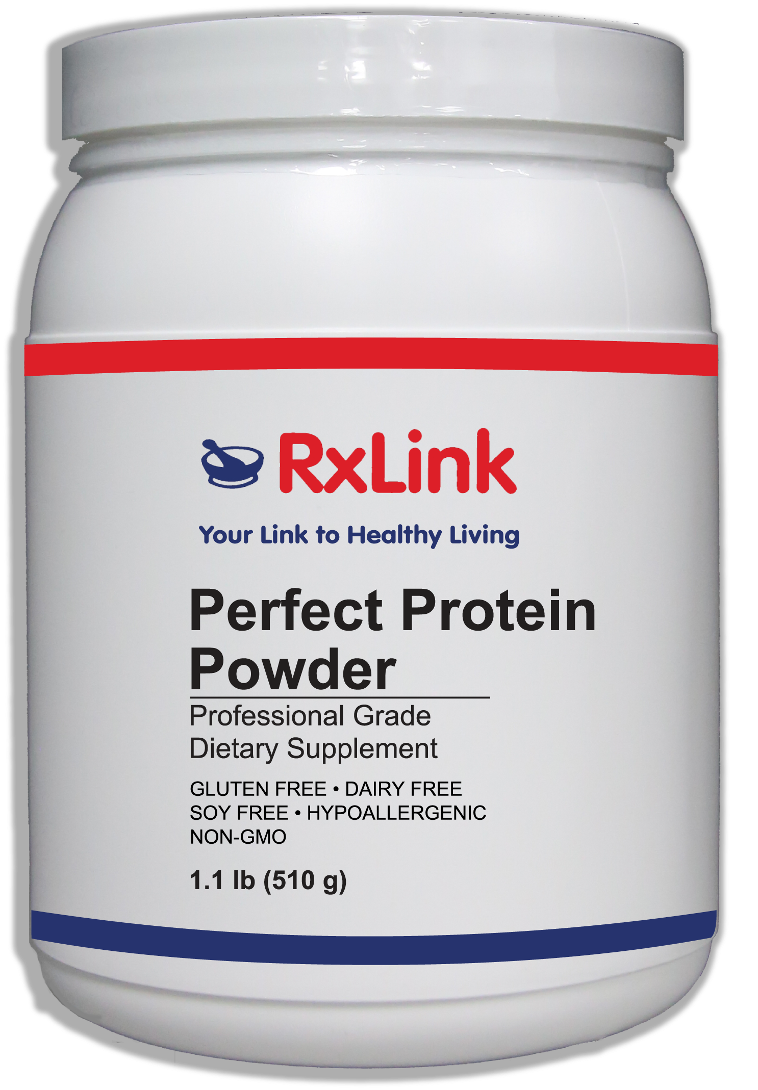 Rx Link Perfect Protein Powder Container