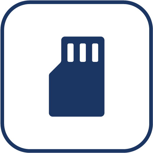 S D Memory Card Icon