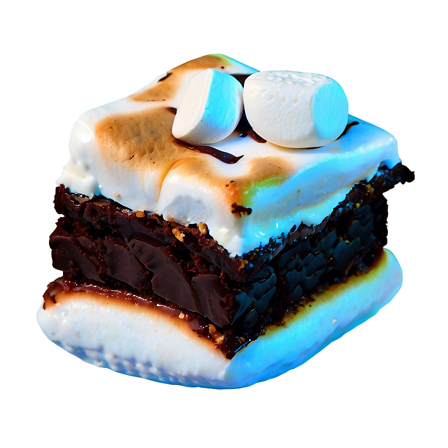 S'mores Brownie Creation Png 06122024