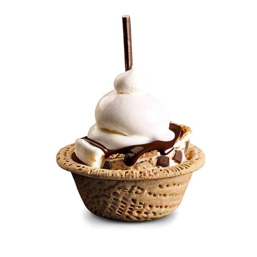 S'mores Ice Cream Sundae Png 06282024