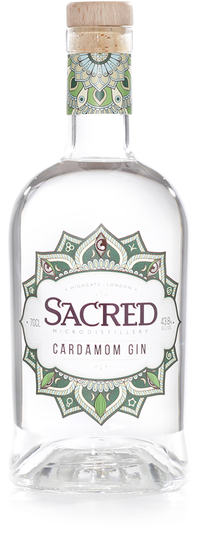Sacred Cardamom Gin Bottle