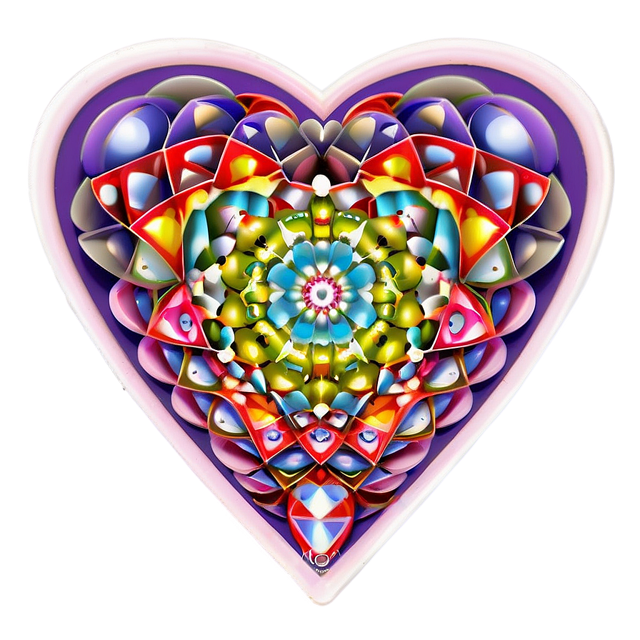 Sacred Geometry Heart Mandala Png Xev