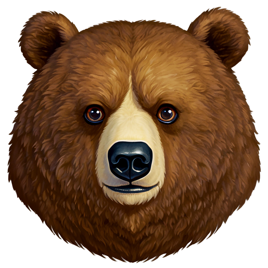 Sad Bear Face Png 88