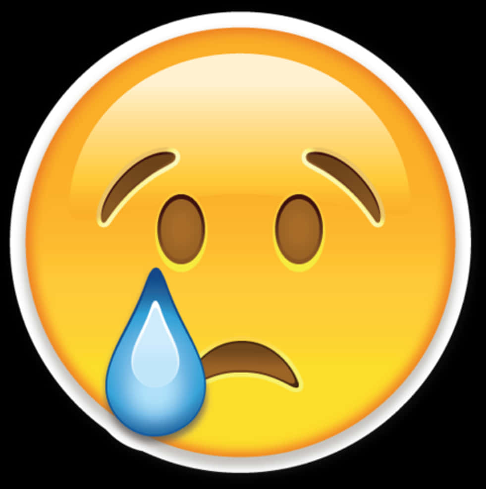 Sad Face Emojiwith Tear