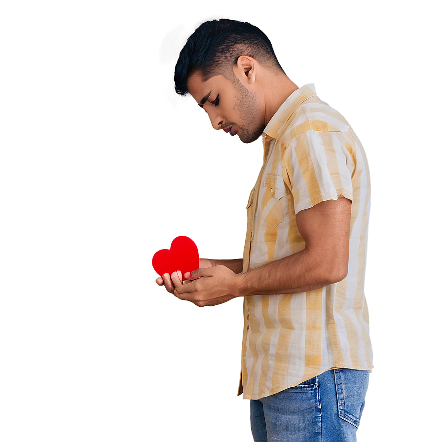 Sad Person With Broken Heart Png 06122024