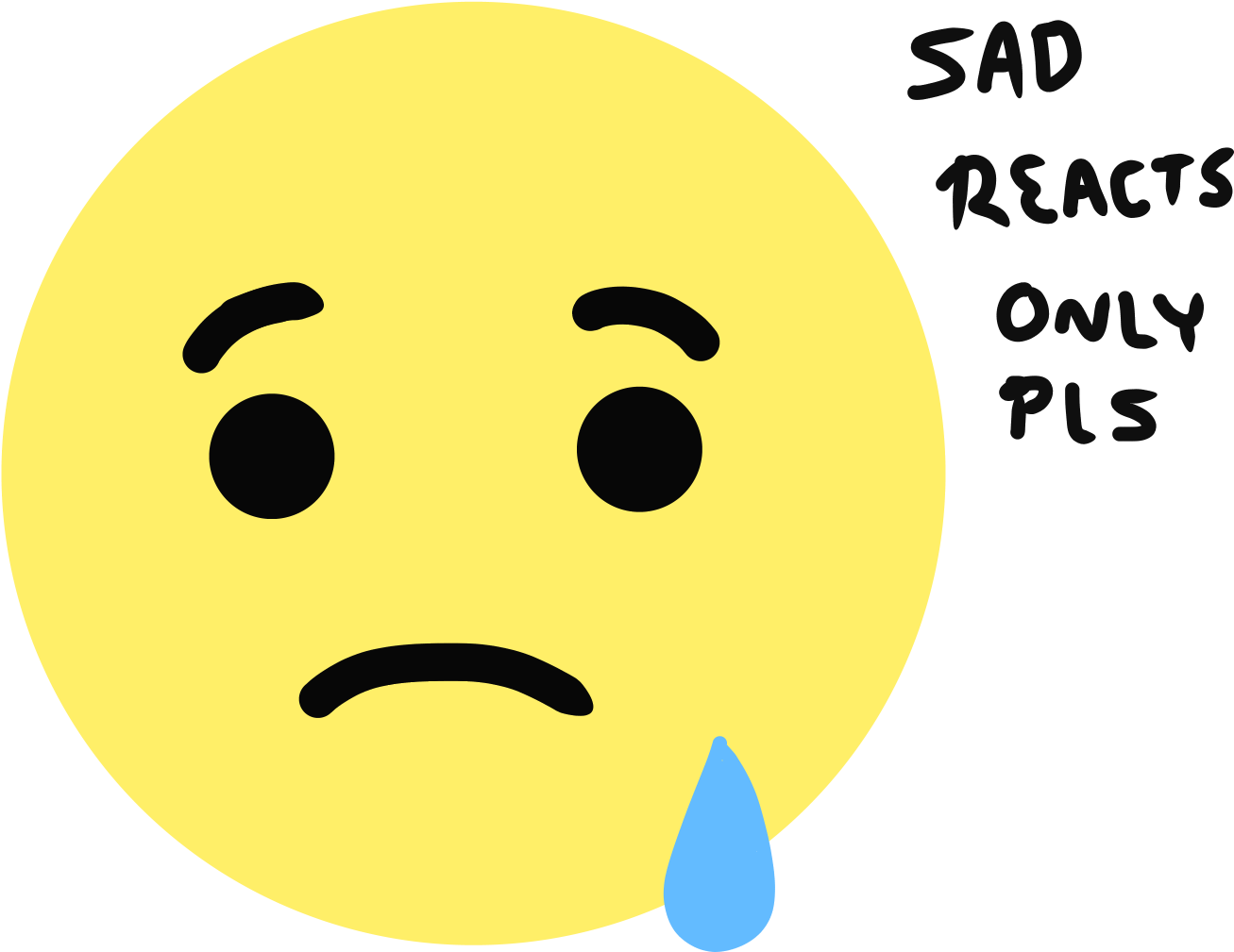 Sad Reaction Emojiwith Tear