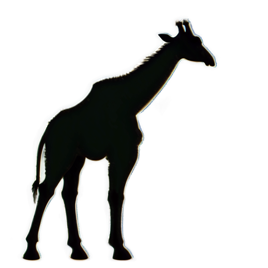 Safari Giraffe Silhouette Png Air26