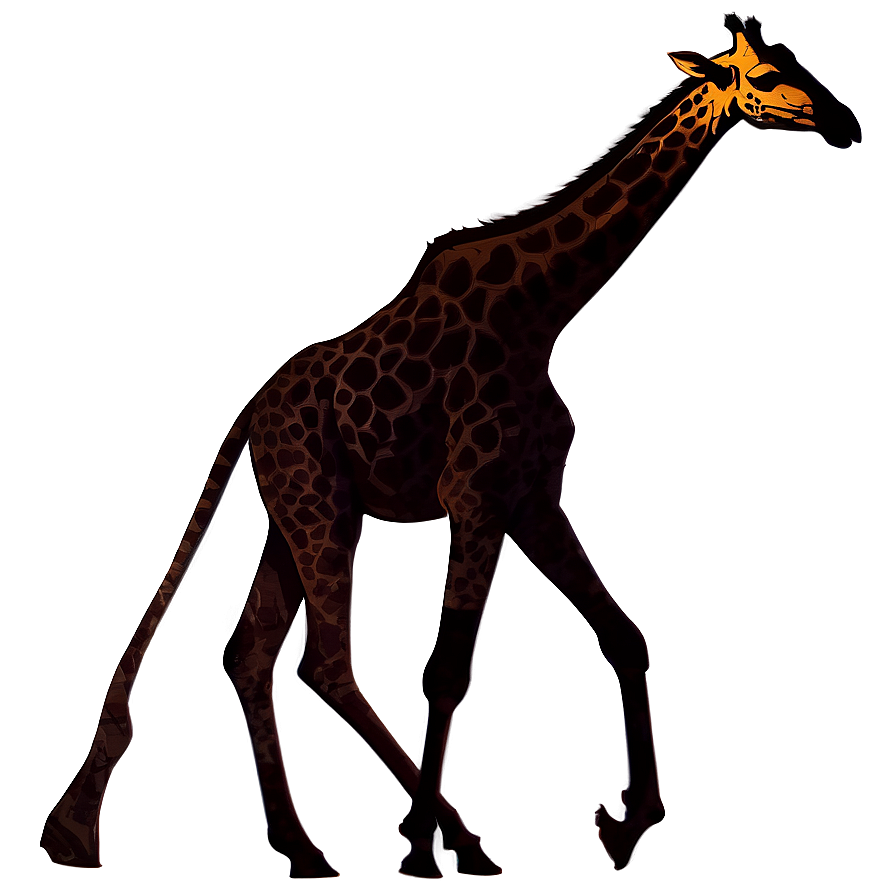 Safari Giraffe Silhouette Png Jaj75