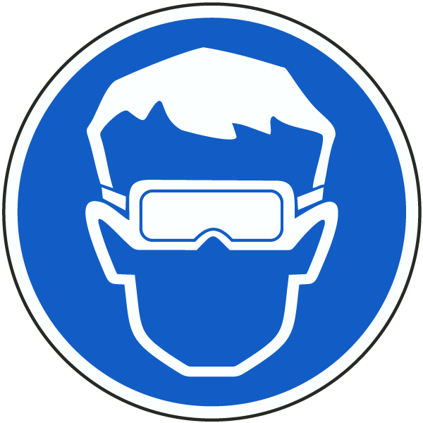 Safety Goggles Sign Icon