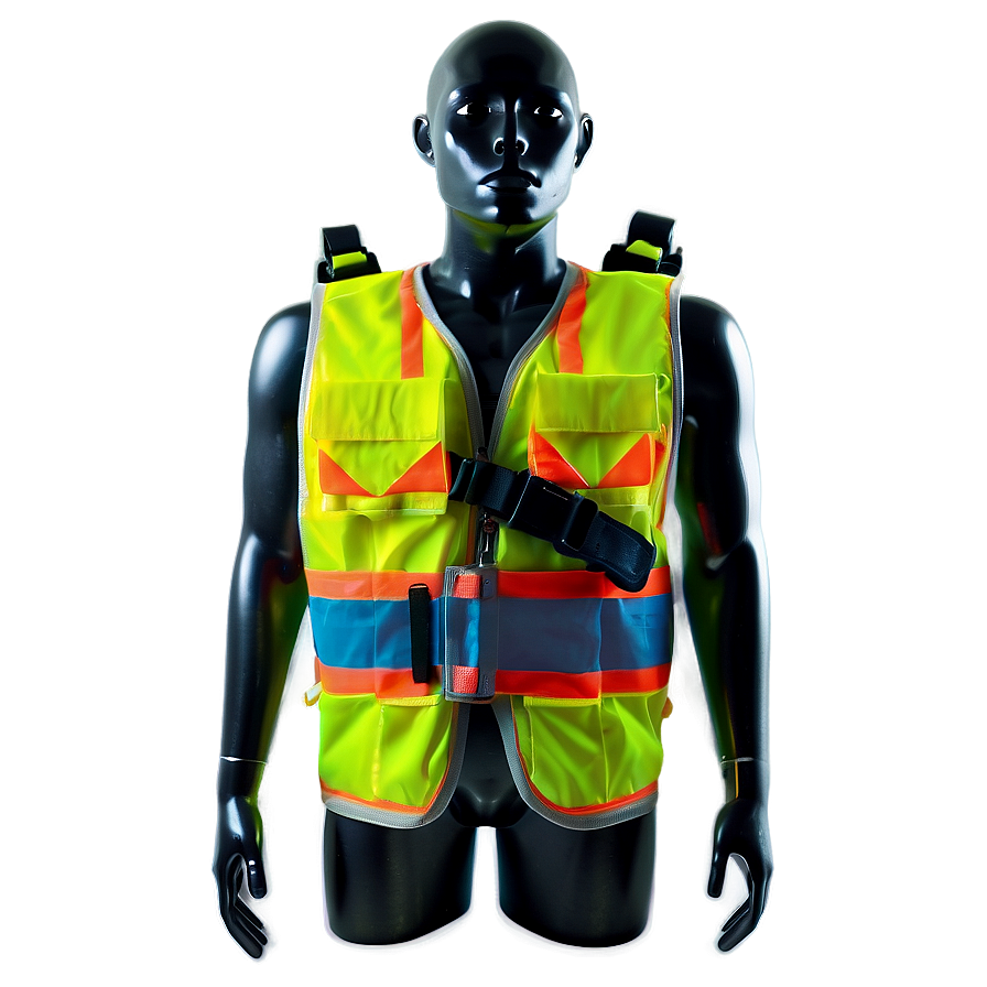 Safety Vest With Harness Png Odw35