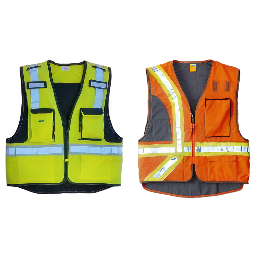 Safety Vest With Pockets Png 06282024