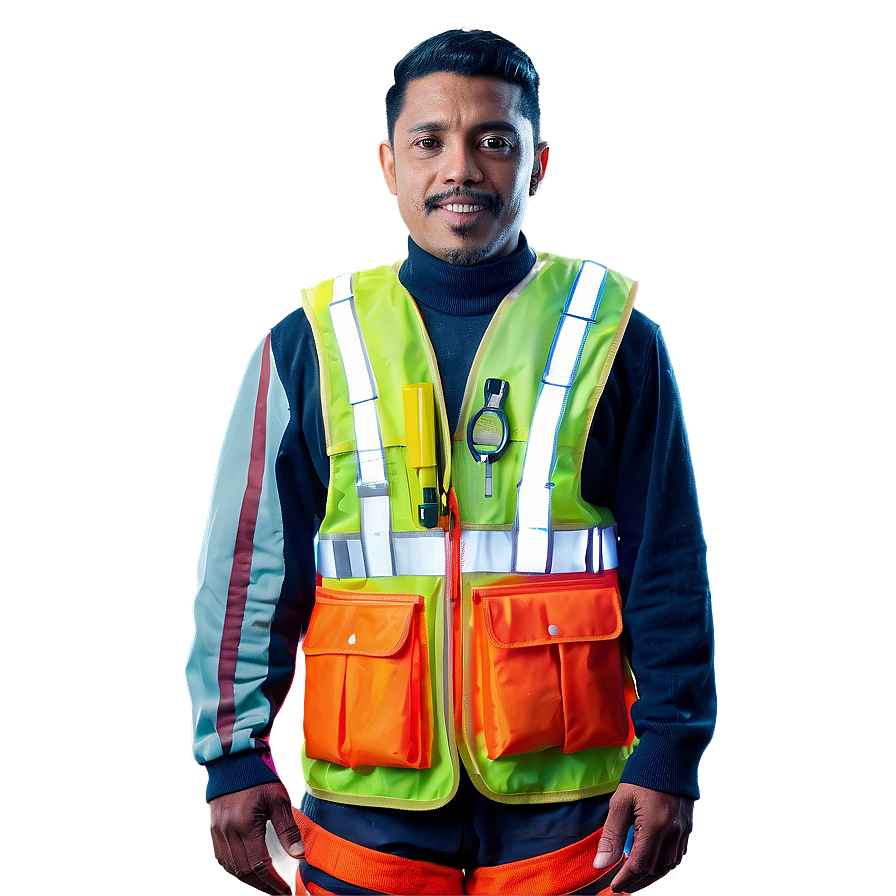 Safety Vest With Pockets Png Ctd38