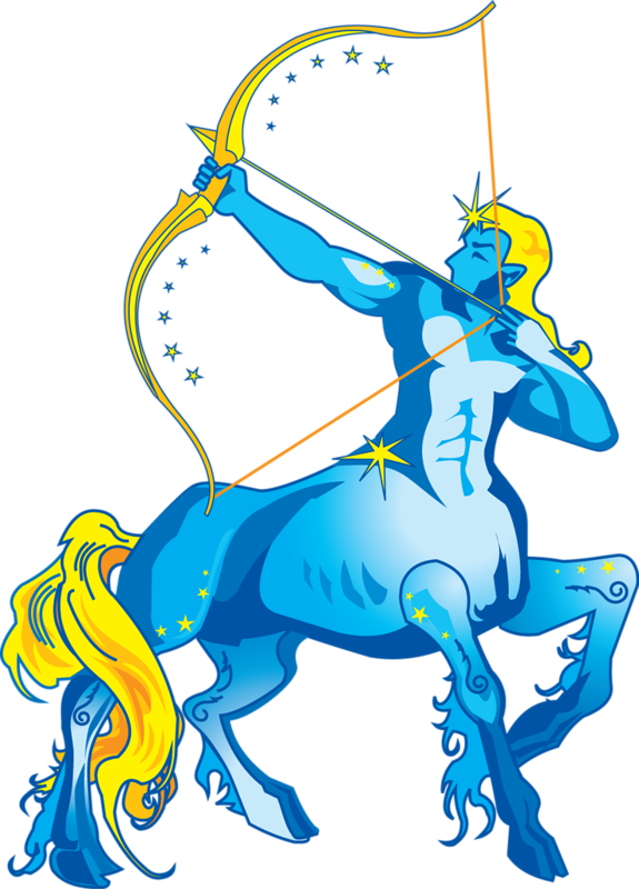 Sagittarius Zodiac Archer Illustration