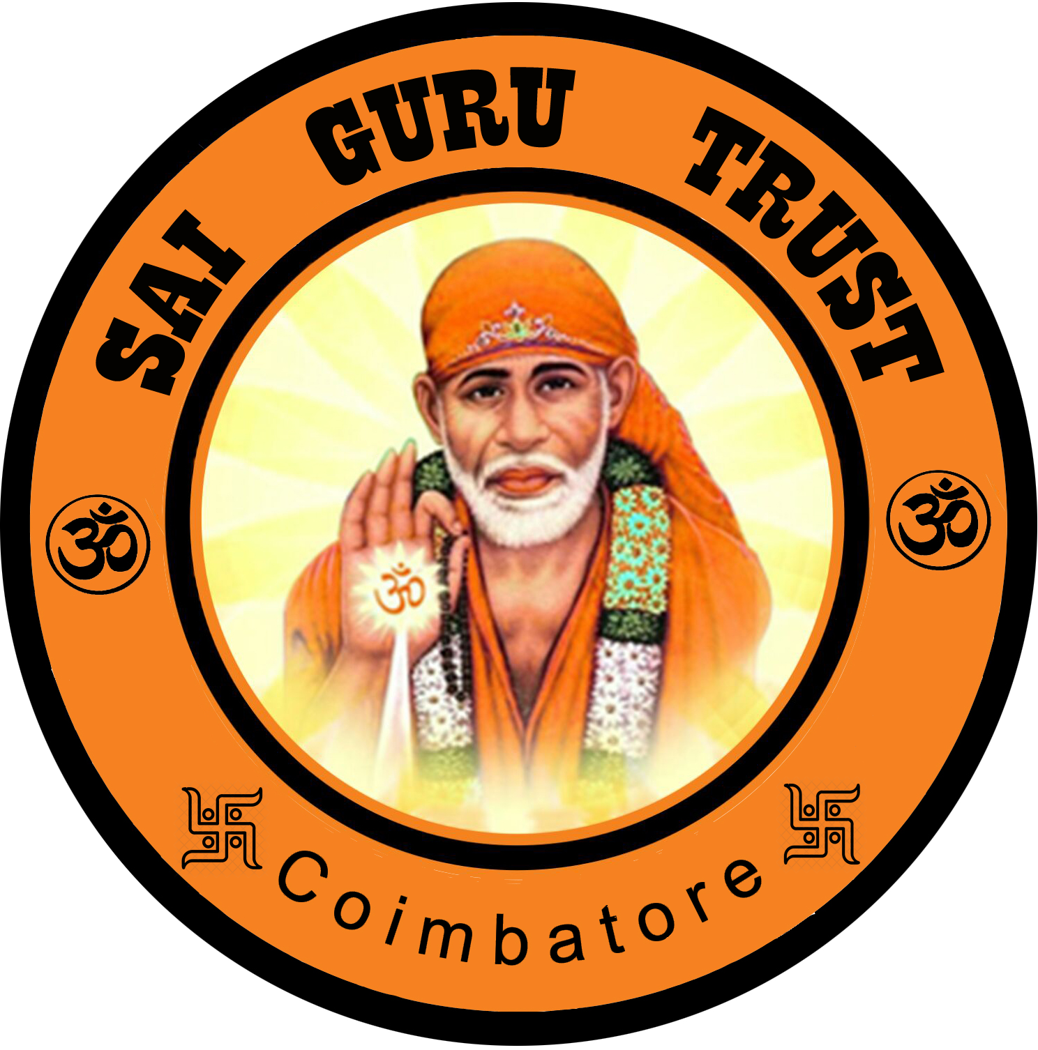 Sai Baba Coimbatore Guru Trust Emblem